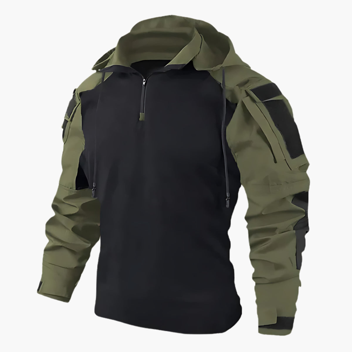 Tactische winterjas met capuchon voor heren