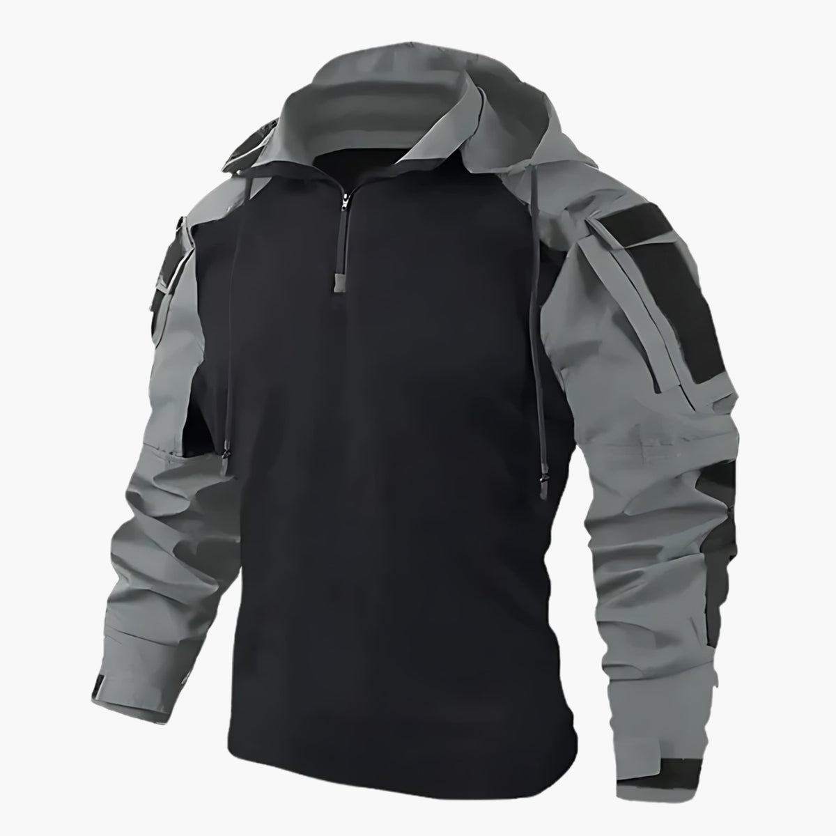 Tactische winterjas met capuchon voor heren