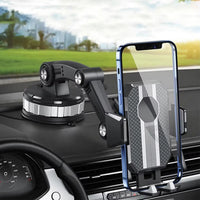 Telefoonhouder voor de auto met zwenkarm en zuignap voor dashboard of voorruit