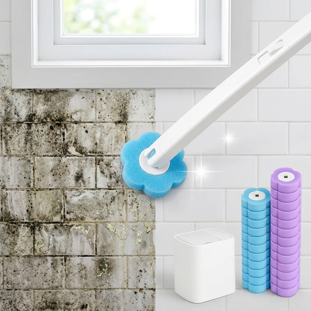 Toiletborstel met wegwerpborstelkoppen