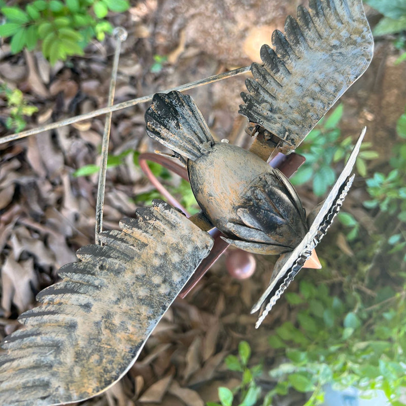 Tuinkunst - Vogeldecoratie voor terras en tuin