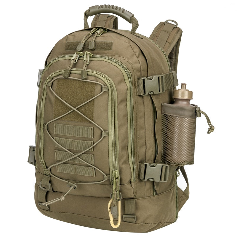 Uitbreidbare tactische rugzak van 60L voor outdoorreizen