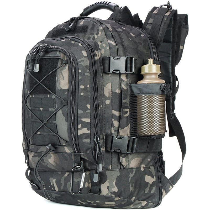 Uitbreidbare tactische rugzak van 60L voor outdoorreizen