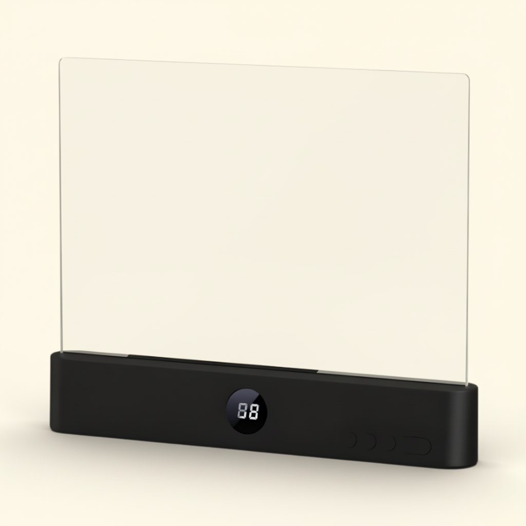 Ultradunne led-leeslamp voor boeken, via usb oplaadbaar