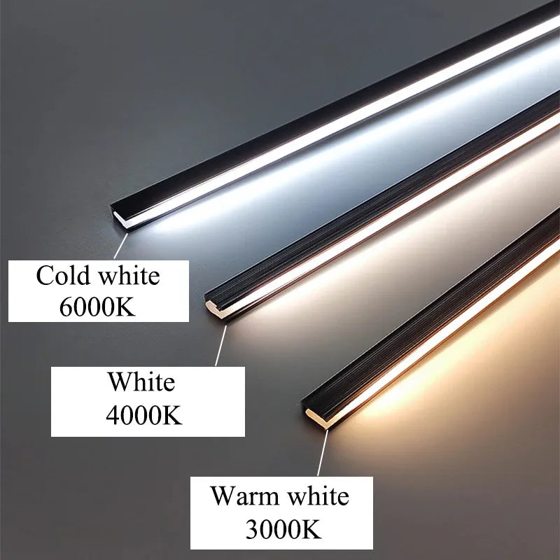Ultradunne led-onderbouwlichtstrips – aanpasbare lengte, energie-efficiënt en ideaal voor keuken- en woonkamerverlichting