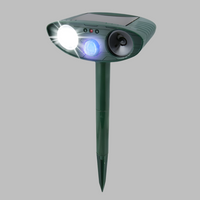 Ultrasone konijnenverjager op zonne-energie met led-flitslicht