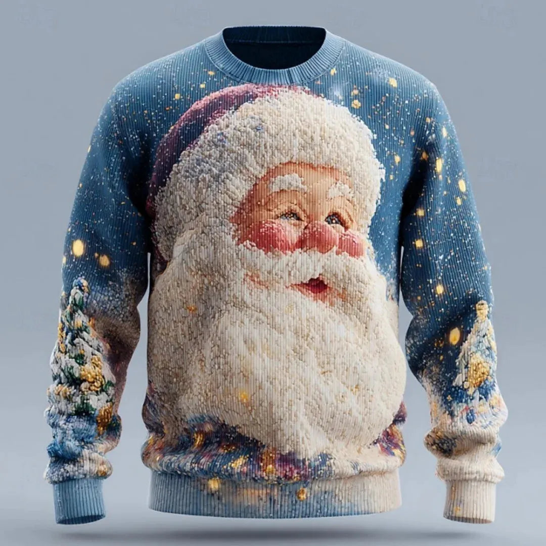 Unisex 3D-kersttrui
