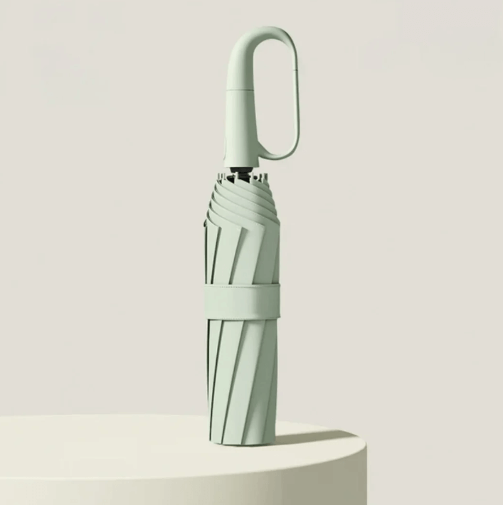 Unisex stormvaste paraplu met reflectoren