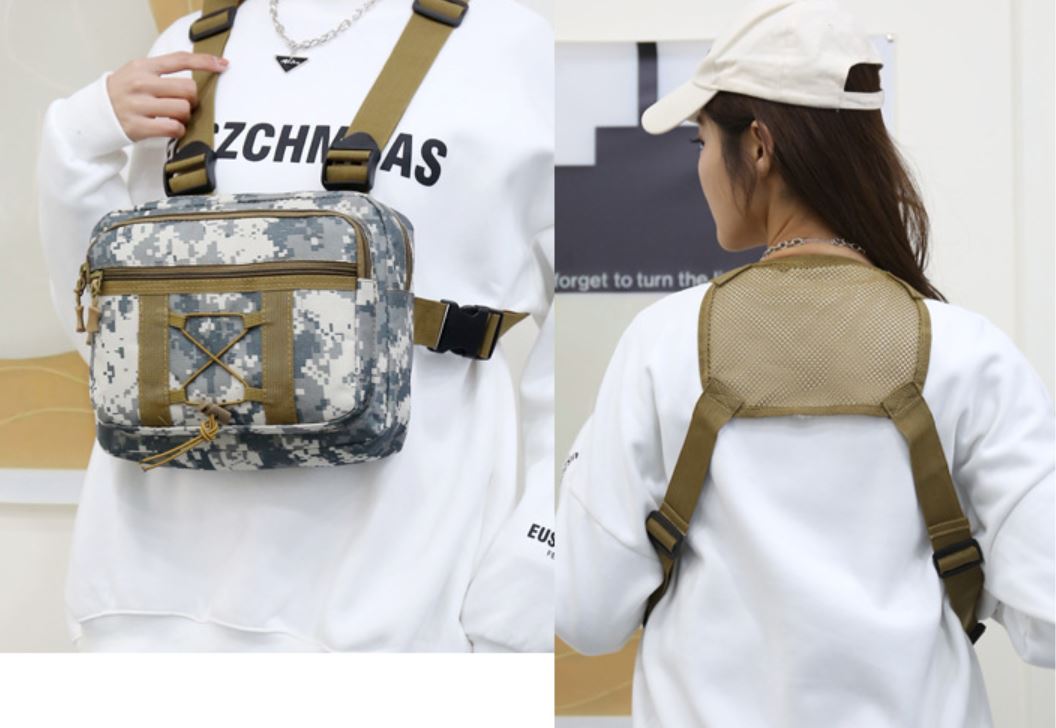 Unisex Tactische Borsttas Chest Rig - Waterdichte Uitrusting voor Outdooractiviteiten