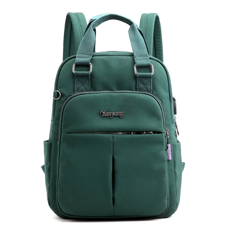 Unisex waterafstotende anti-diefstal rugzak met usb-oplaadpoort