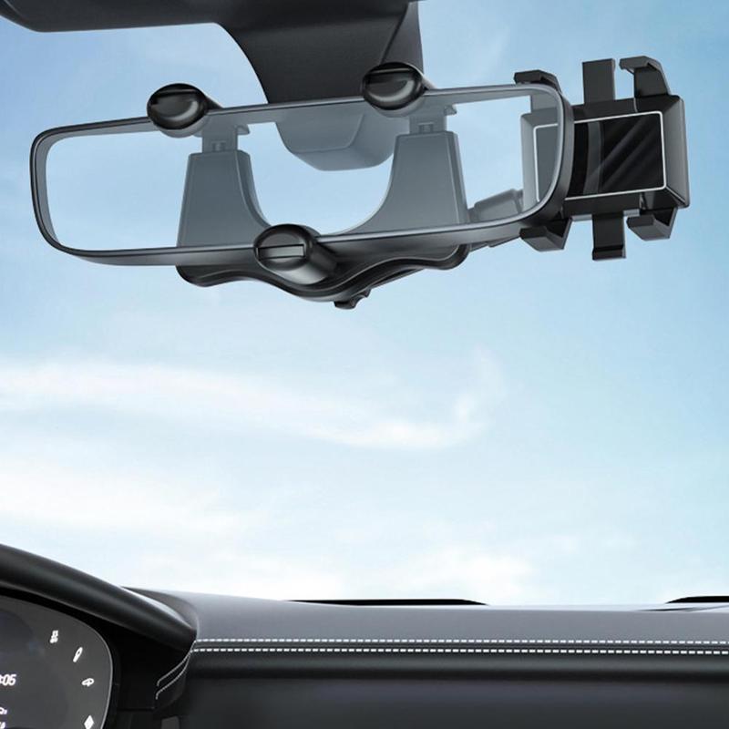 Universele Telefoonhouder voor Binnenspiegel Auto - 360 Graden Draaibaar voor Navigatie