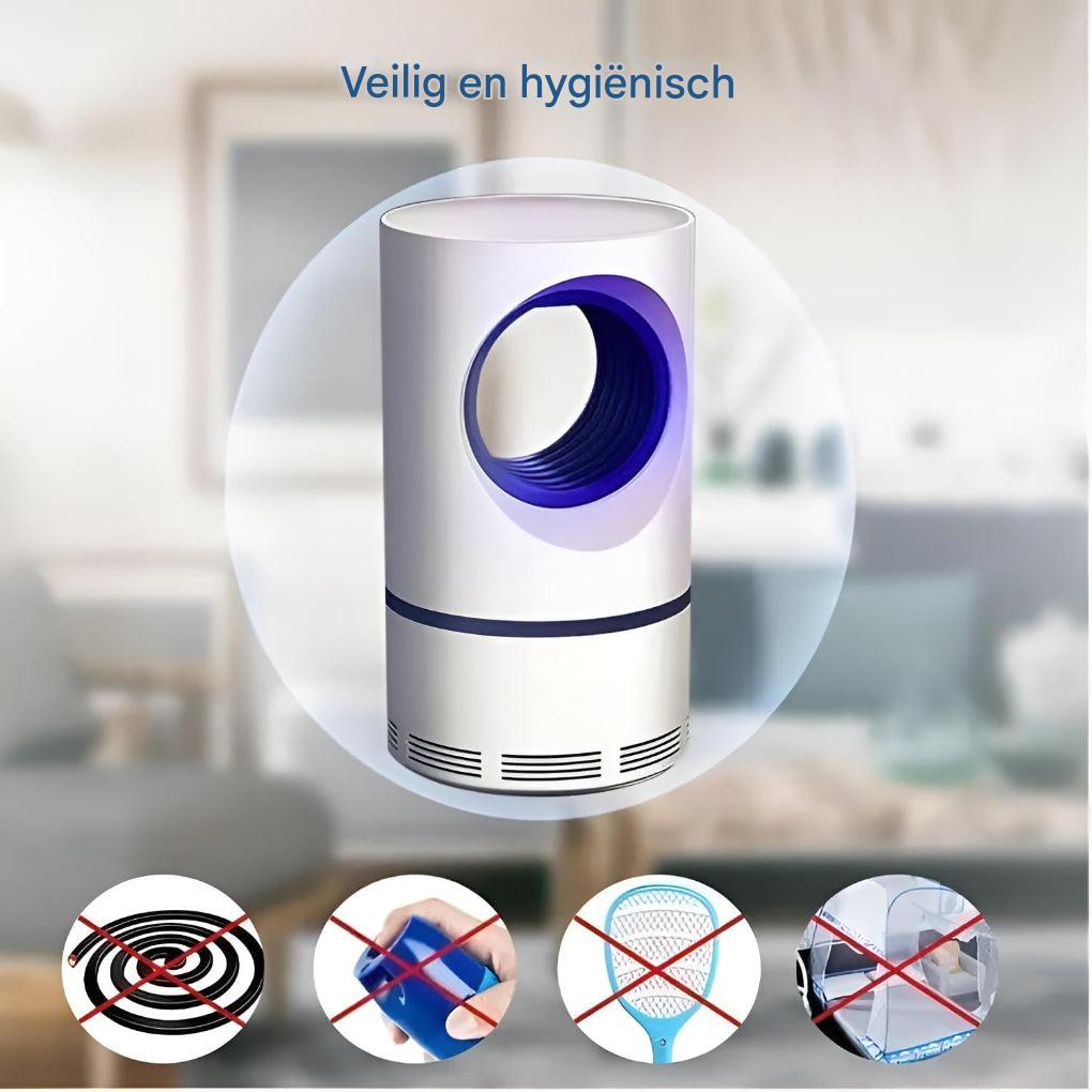 UV-insectenvanger – muggen- en vliegenvanger voor binnen- en buitengebruik