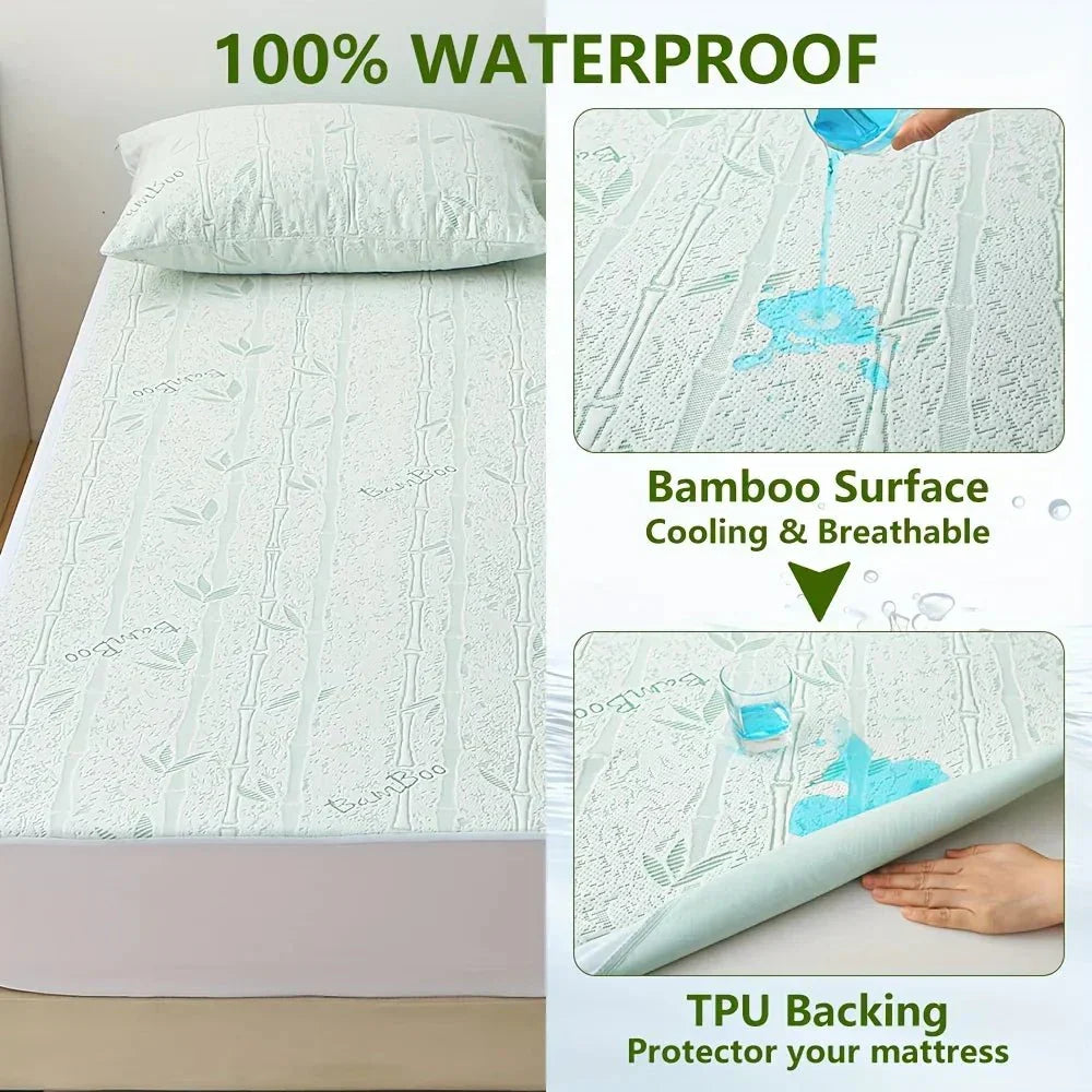 Verstelbaar koelend bamboe hoeslaken voor een comfortabele en frisse nachtrust