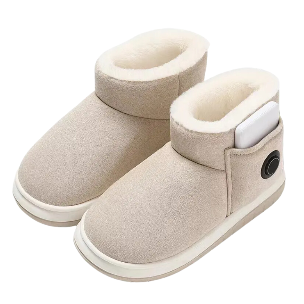 Verwarmbare winterschoenen met grafeen, instelbare temperatuur en oplaadbare batterij