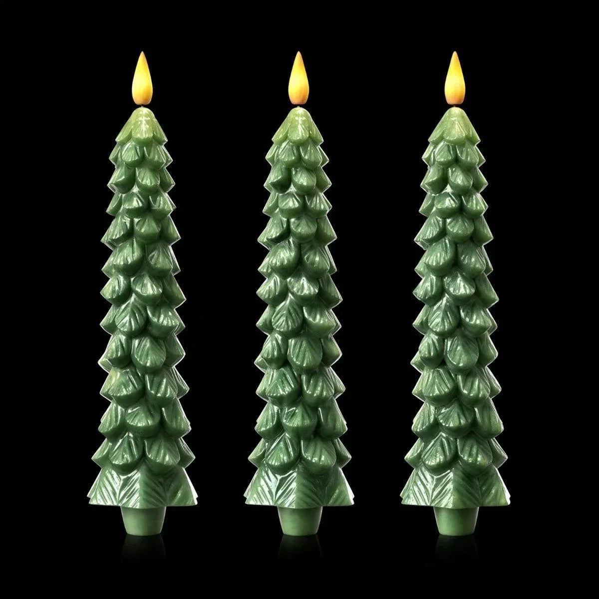 Vlamloze kerstkaarsen met flikkerend ledlicht, afstandsbediening en timer
