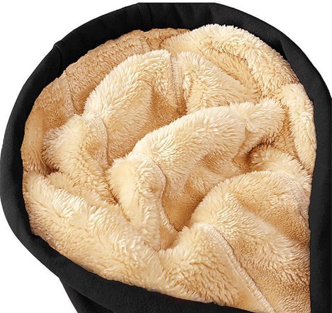 Warme, dikke fleece jas voor heren