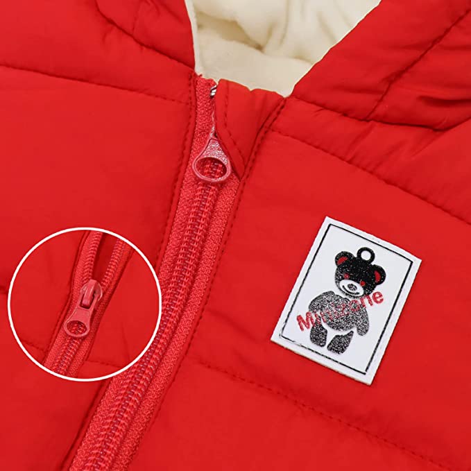 Warme en comfortabele kinderwinteroverall met oortjes