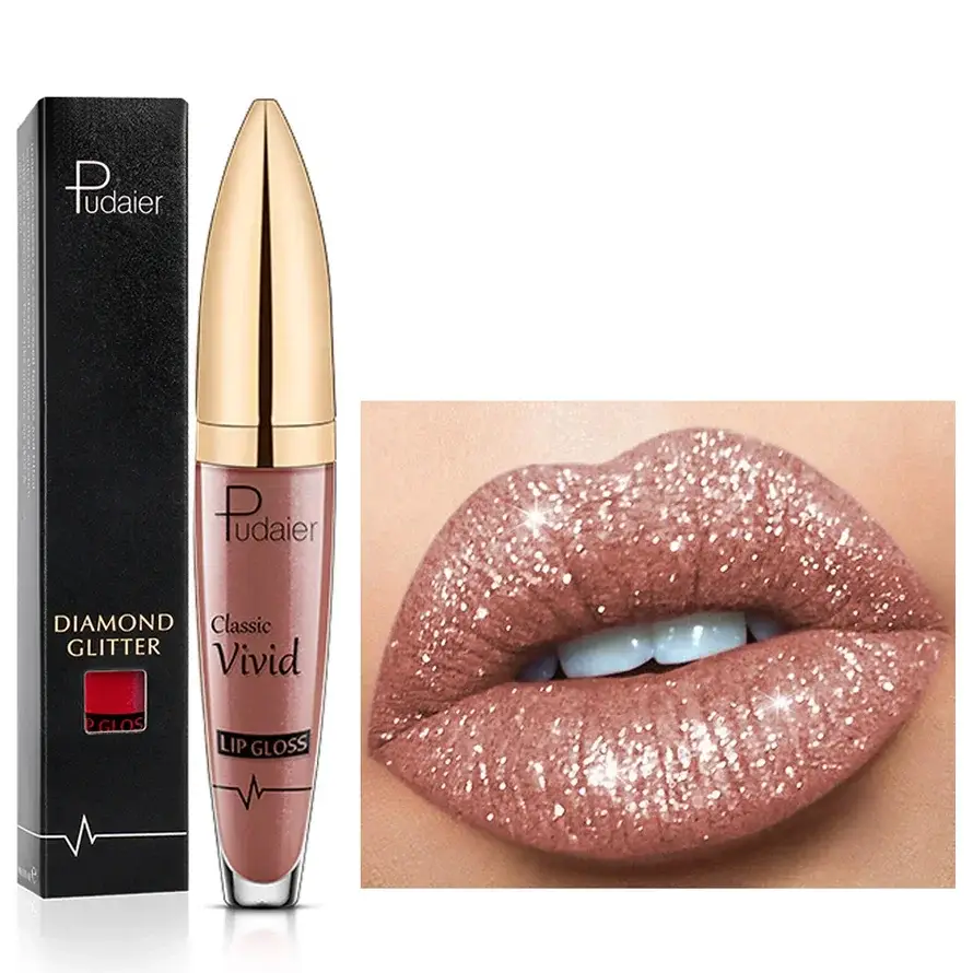 Waterbestendige Lipgloss met Strass – Langdurige Glans in Diverse Kleuren voor Elke Gelegenheid