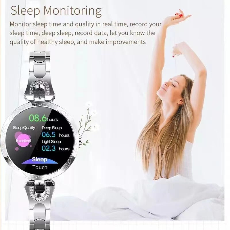Waterdicht fitnesshorloge voor dames – Smartwatch