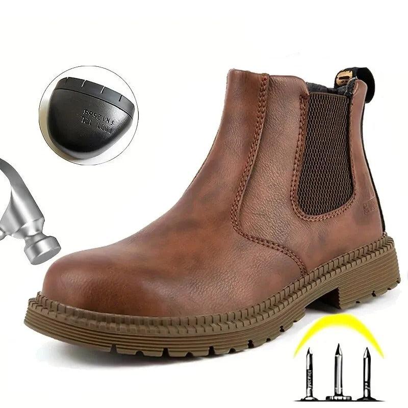 Waterdichte Leren Veiligheidsschoenen voor Heren