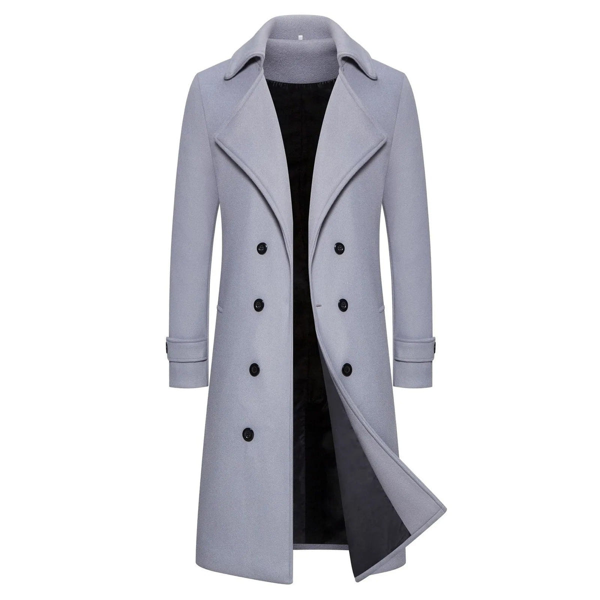 Winddichte slim fit trenchcoat voor heren