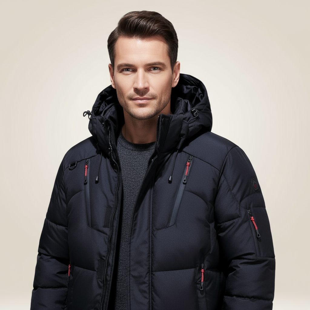 Winterparka voor heren – Waterdichte en winddichte jas met dikke fleecevoering