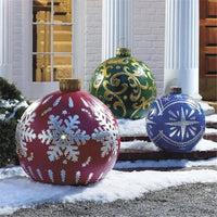 XL kerstdecoratie – Weerbestendige jumbo kerstballen voor binnen- en buitengebruik