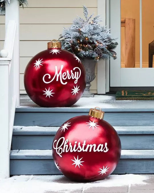 XL kerstdecoratie – Weerbestendige jumbo kerstballen voor binnen- en buitengebruik