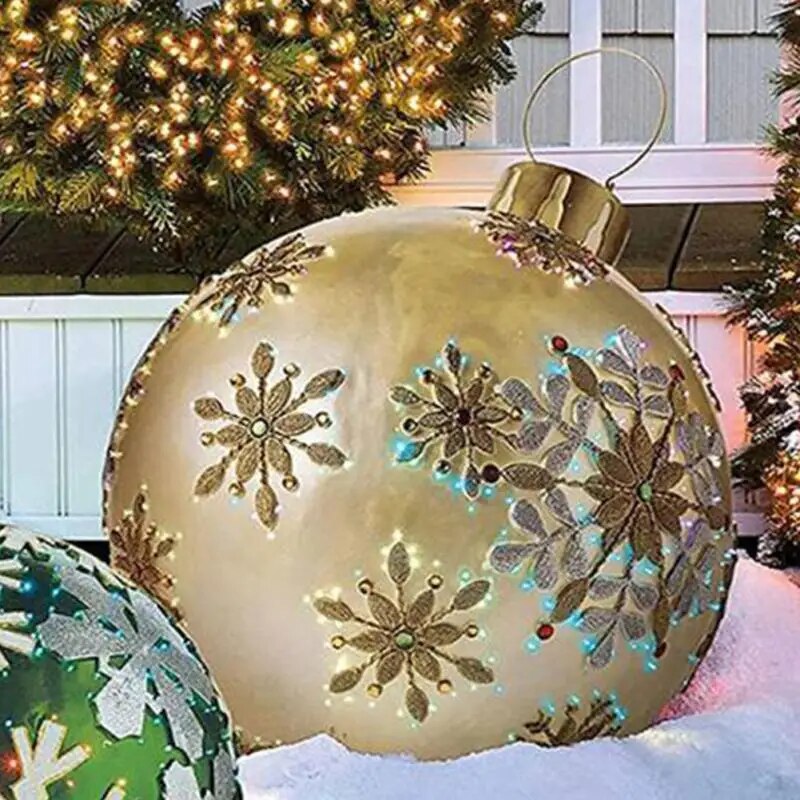 XL kerstdecoratie – Weerbestendige jumbo kerstballen voor binnen- en buitengebruik