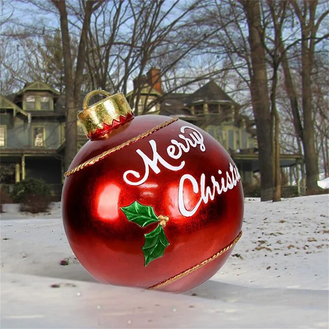 XL kerstdecoratie – Weerbestendige jumbo kerstballen voor binnen- en buitengebruik