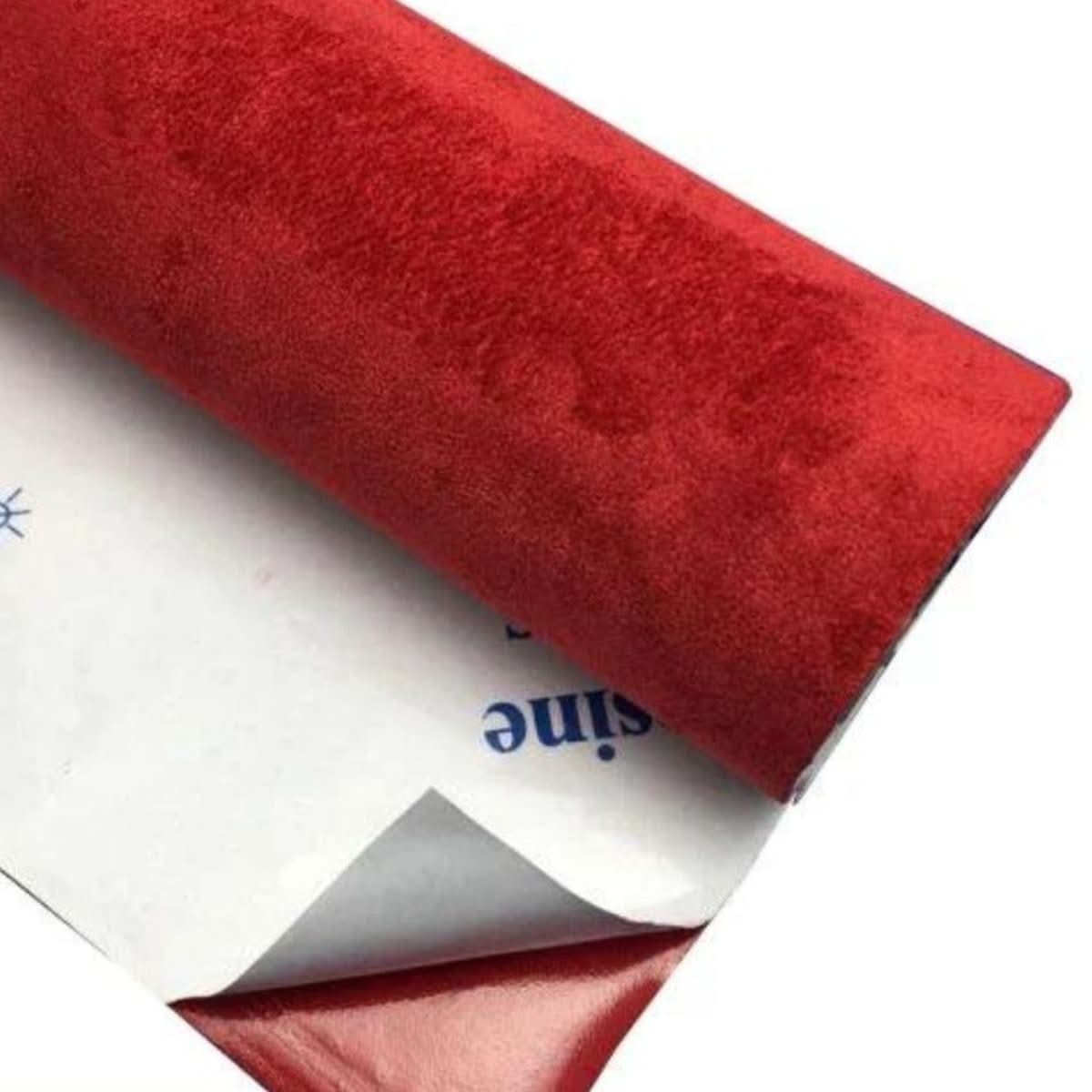 Zelfklevende fluwelen stof op rol voor meubels en muren