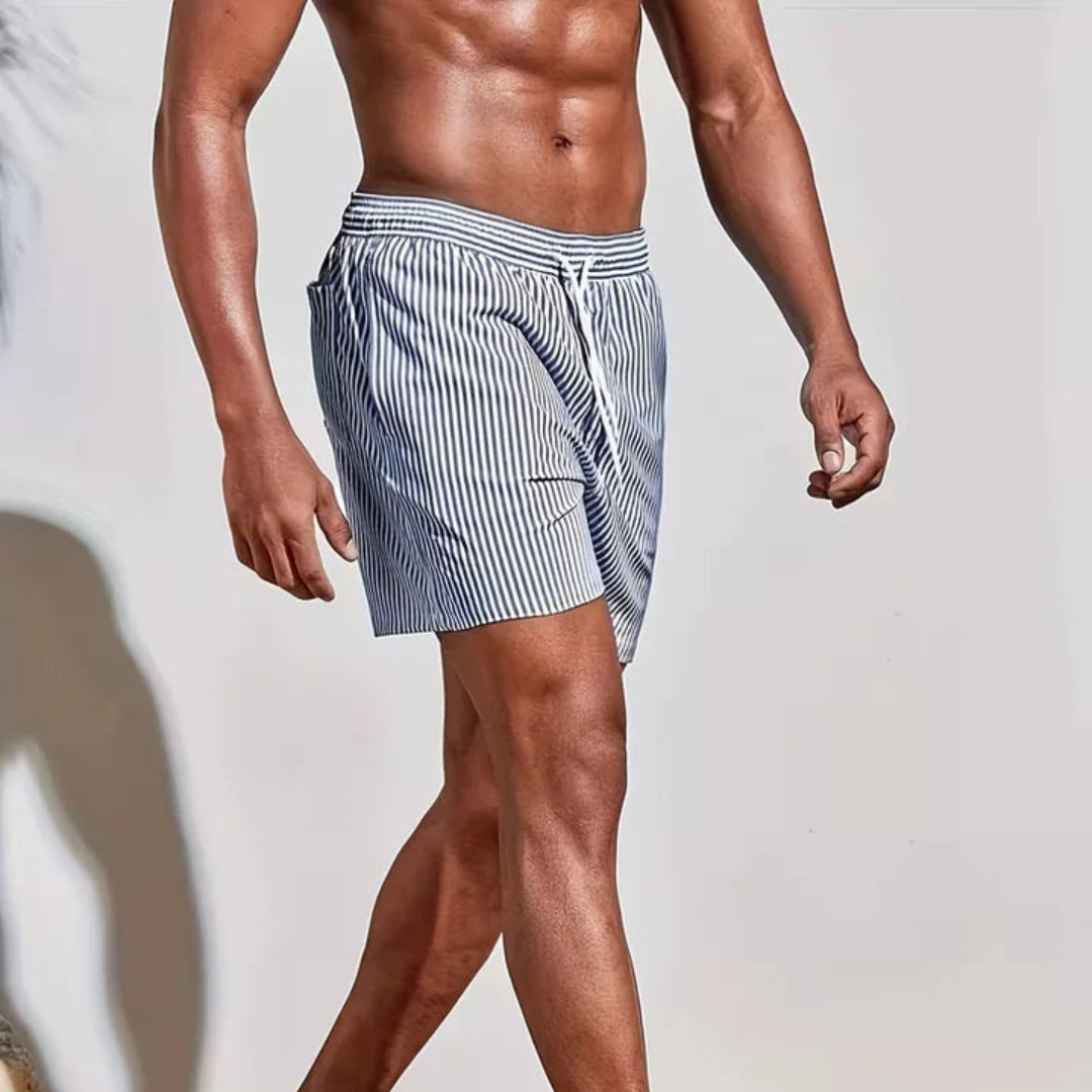 Zwemshorts met streeppatroon